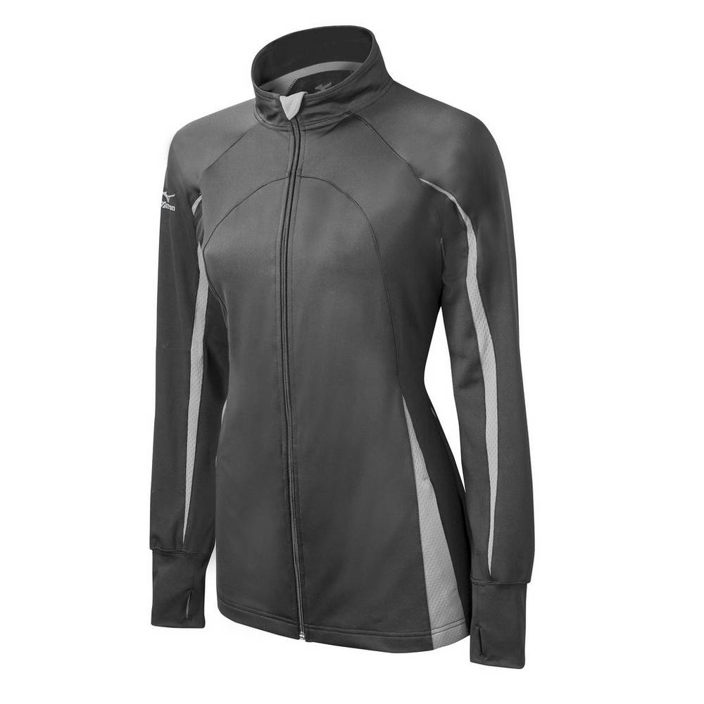 Mizuno Elite 9 Focus Full-Zip - Bayan Mont - Gri Türkiye (QXDTRO-935)